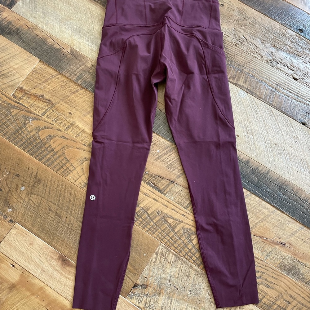 lululemon athletica Burgundy/Merlot High-Rise Leggings